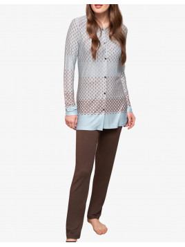 Pigiama Aperto - Microstampa